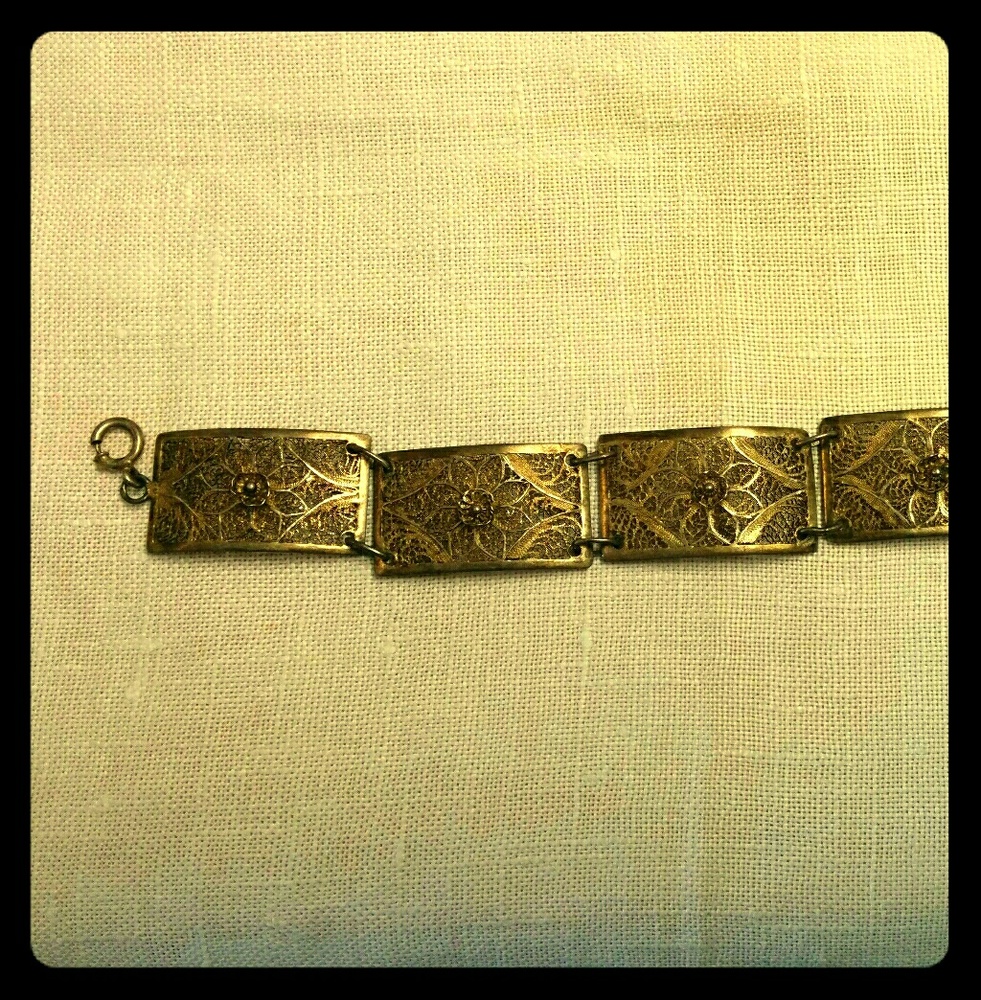 Antique Filigree Bracelet